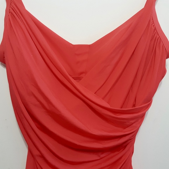 Jantzen Classics One Piece Swim Suit Coral Size M - Picture 5 of 8